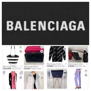 Authentic Balenciaga Luxury Collection